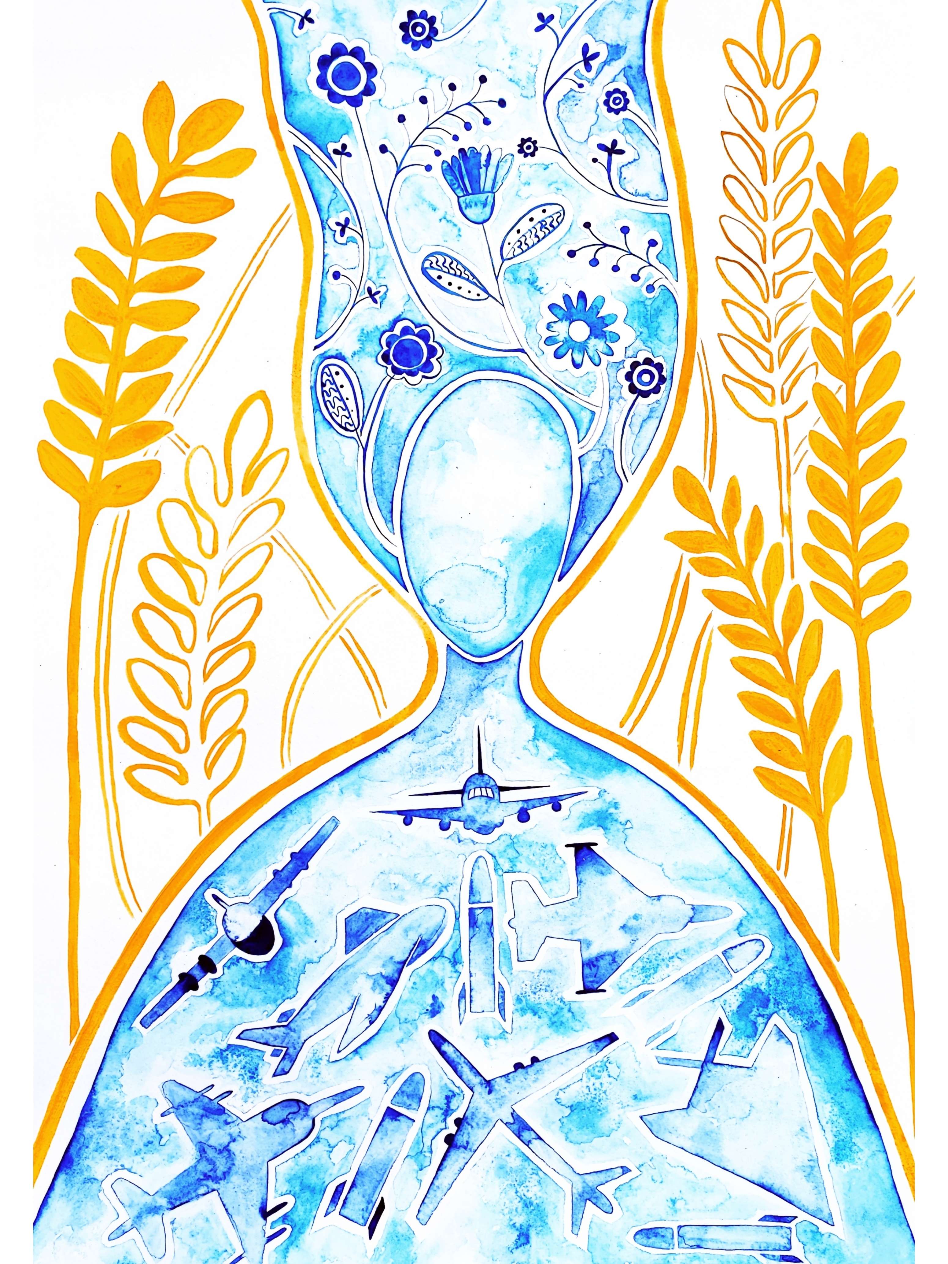 Метафорична карта із символічним зображенням дерева