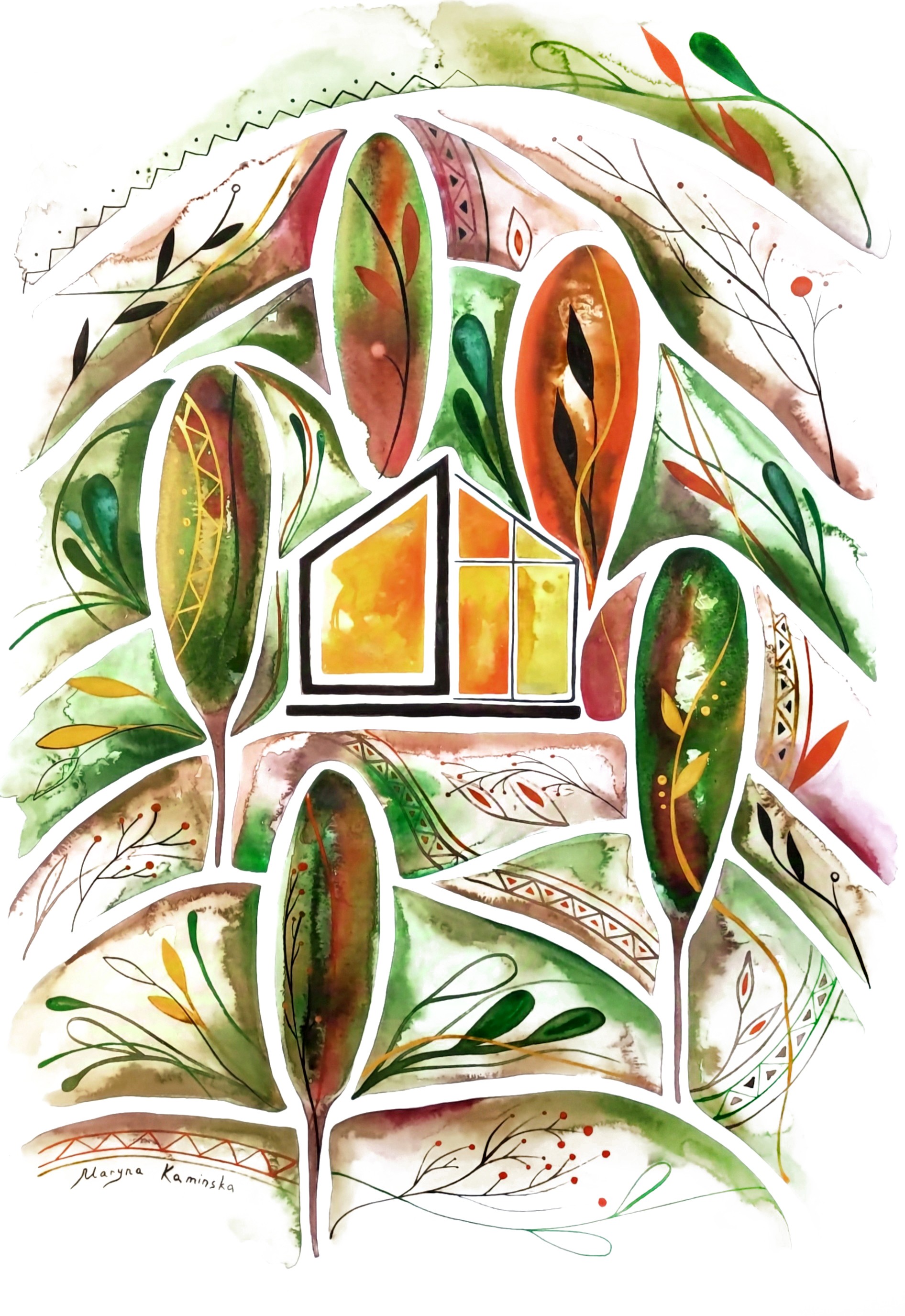 Метафорична карта з символікою внутрішніх ресурсів