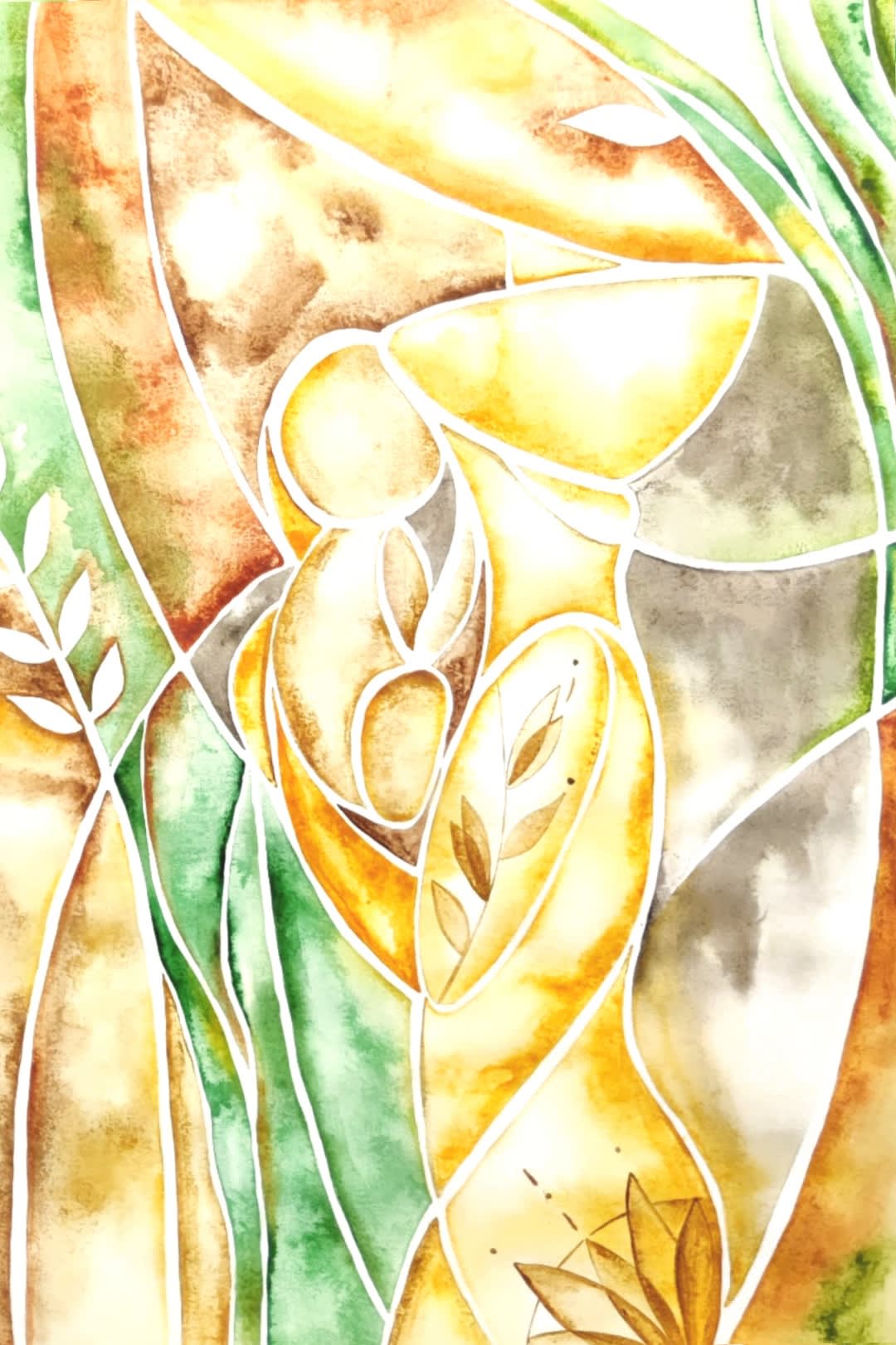 Метафорична карта з символікою захисту