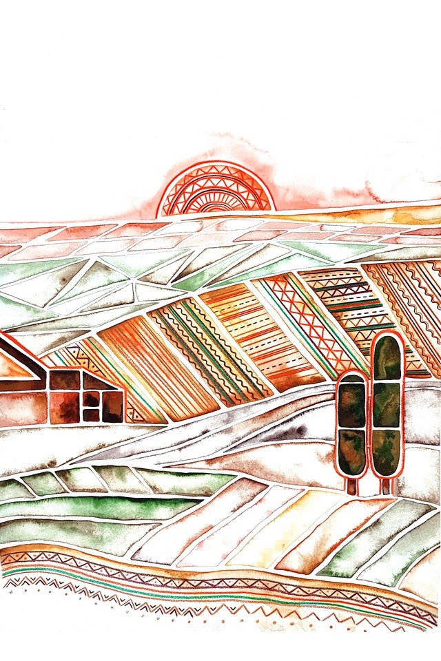 Метафорична карта з природною тематикою